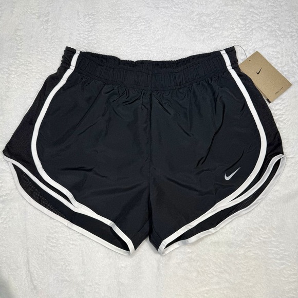 Nike Pants - Nike Black Athletic Running Shorts with White Trim